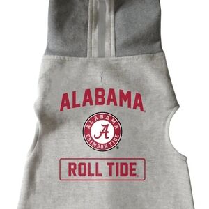 Littlearth NCAA Dog & Cat Hooded Crewneck Sweater Alabama Crimson Tide Size S